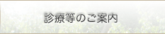 診療等のご案内